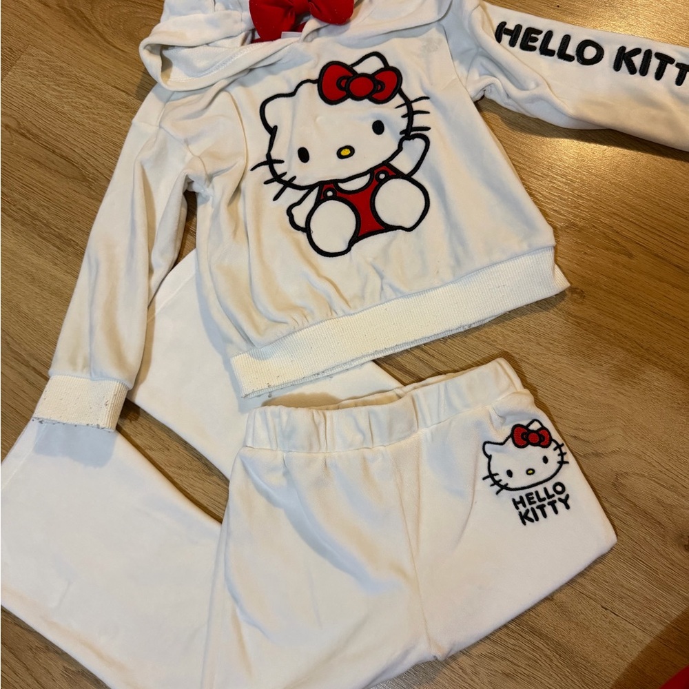 Hello Kitty White and Red Kids Pajama Set